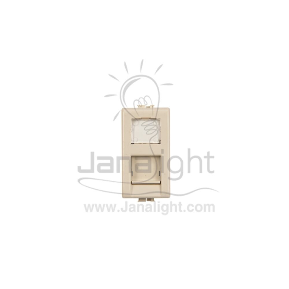 بريزة نت CAT 6 ماتكس بيج ايطالي A5979C6 beige CAT6 socket matix italy